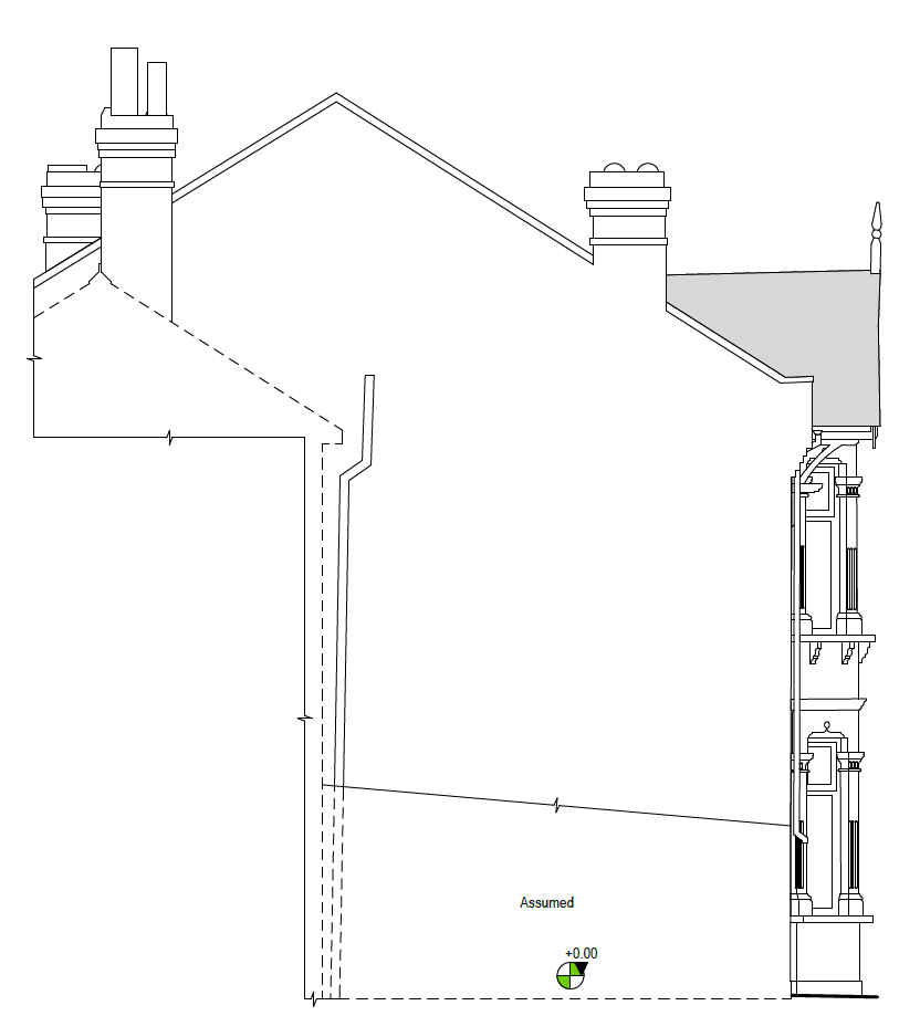 07_Existing side elevation 1